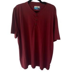 Magellan Outdoors Henley Shirt Moisture Wicking Fishing Gear Classic Fit XL Nice